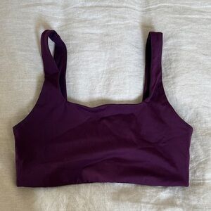 Women's Purple Scoop-Neck Bralette